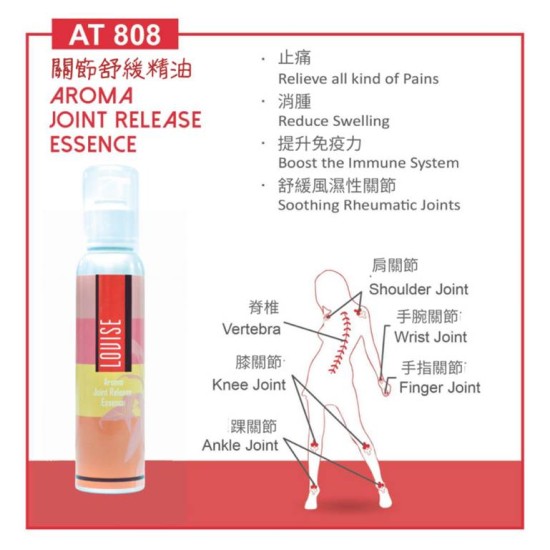 Louise AT808 關節舒緩精油 AROMA JOINT RELEASE ESSENCE   150ML